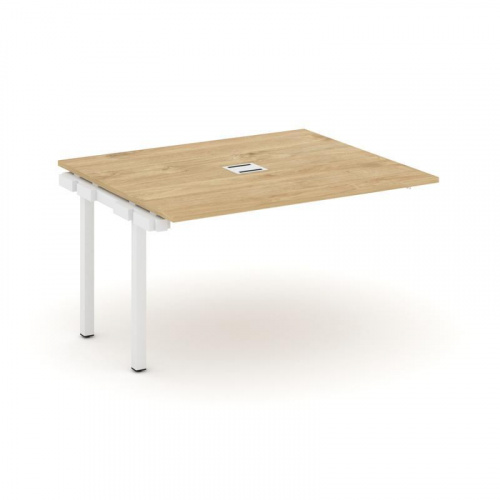 Style Project Проходной наб. элем. перег. стола SN-5P.NSPRG-032 Дуб Наварра/Металл Белый 1180*1180*7 фото 10