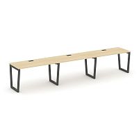 Style Project Рабочая станция 1 сторон. SN-5T2.ORS-052 Акация Лорка/Металл Антрацит/Заглушка Пластик