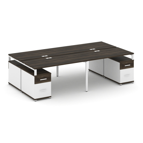 Бенч-система на 4 места с 2 опорными тумбами Concept CN.DRS-331 фото 10