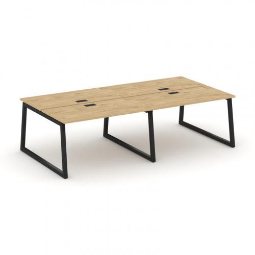 Style Project Рабочая станция 2-х сторон. SN-5T1.DRS-052 Акация Лорка/Металл Антрацит/Заглушка Пласт