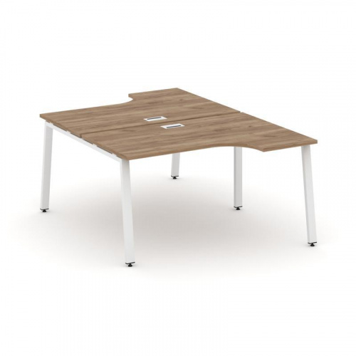 Style Project Рабочая станция эргоном. SN-6A.DRPA-011 Дуб Наварра/Металл Антрацит 1380*1432/1992*750 фото 18