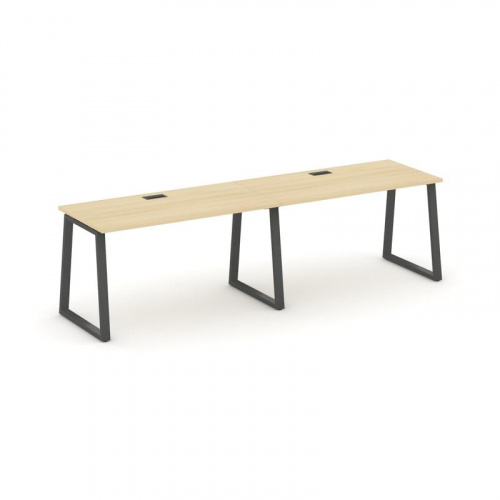 Style Project Рабочая станция 1 сторон. SN-6T1.ORS-024 Акация Лорка/Металл Антрацит/Заглушка Пластик фото 28