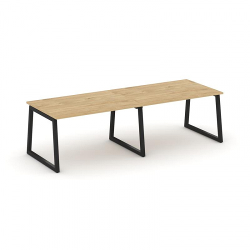 Style Project Стол переговорный SN-5T1.SPRG-011.3 Акация Лорка/Металл Антрацит 1960*980*750 фото 2