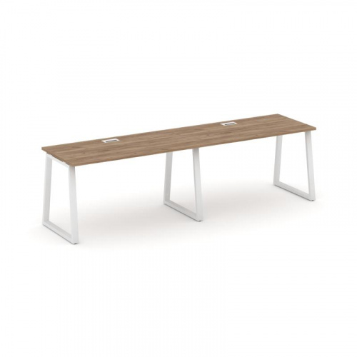 Style Project Рабочая станция 1 сторон. SN-6T1.ORS-024 Акация Лорка/Металл Антрацит/Заглушка Пластик фото 11