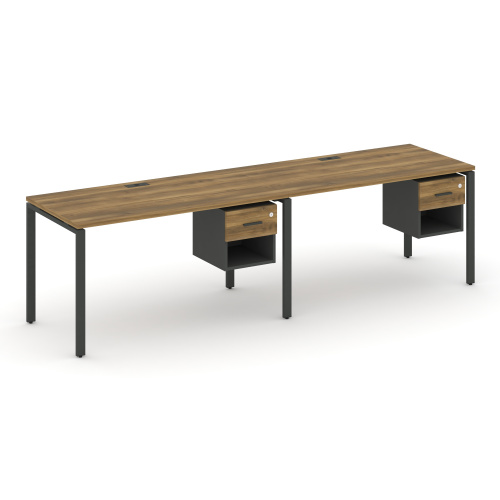 Бенч-система на 2 места с подвесными тумбами Concept CN.ORS-117