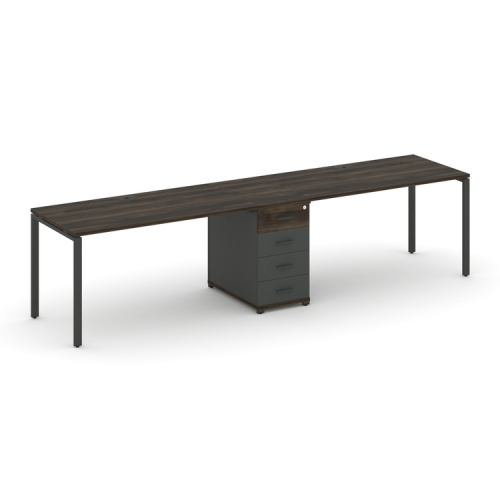 Бенч-система на 2 места с 1 опорной тумбой Concept CN.ORS-401 фото 3