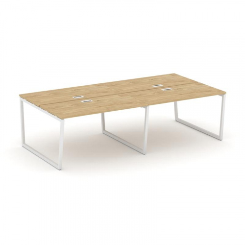 Style Project Рабочая станция 2-х сторон. SN-4T2.DRS-043 Акация Лорка/Металл Антрацит/Заглушка Пласт фото 3