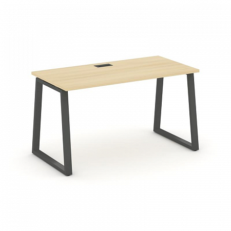 Style Project Стол письменный SN-6T1.SP-004 Акация Лорка/Металл Антрацит/Заглушка Пластик Черный 158