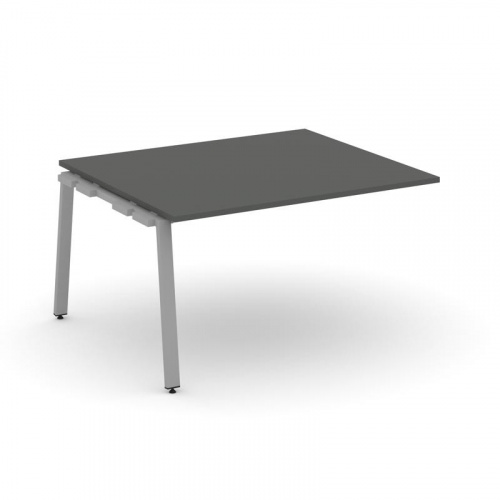 Style Project Проходной наб. элем. перег. стола SN-6A.NSPRG-033.3 Дуб Наварра/Металл Белый 1380*1180 фото 4