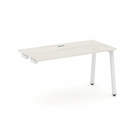 Style Project Стол-приставка к опор. элем. SN-5A.OPRS-024 Дуб Наварра/Металл Белый 1580*800*750