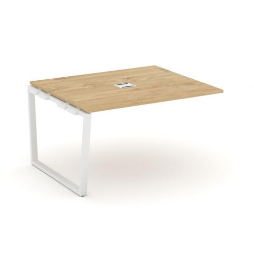 Style Project Проходной наб. элем. перег. стола SN-6T2.NSPRG-034 Акация Лорка/Металл Антрацит/Заглуш фото 3