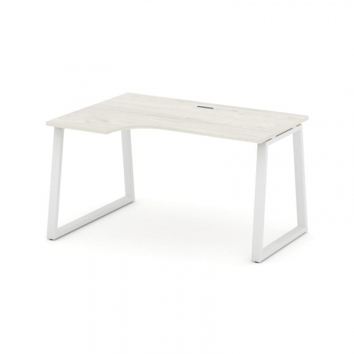 Style Project Стол рабочий эргоном. SN-6T1.SPA-022(L) Акация Лорка/Металл Антрацит/Заглушка Пластик фото 13