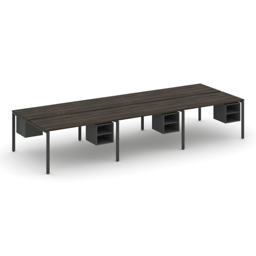 Бенч-система на 6 мест с подвесными тумбами Concept CN.DRS-145 фото 3