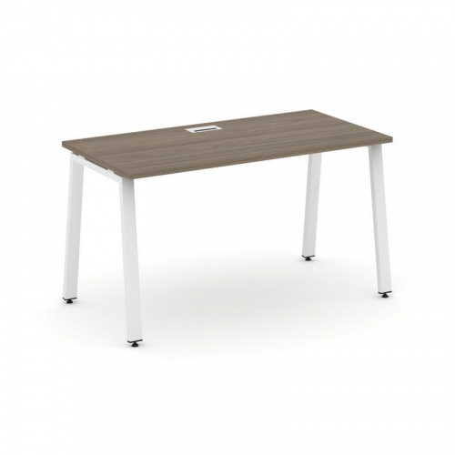 Style Project Стол письменный SN-6A.SP-013 Тиквуд Светлый/Металл Белый 1380*700*750 фото 19