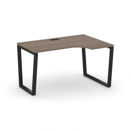 Style Project Стол рабочий эргоном. SN-6T2.SPA-011(R) Акация Лорка/Металл Антрацит/Заглушка Пластик фото 4 Style Project Стол рабочий эргоном. SN-6T2.SPA-011(R) Акация Лорка/Металл Антрацит/Заглушка Пластик фото 4
