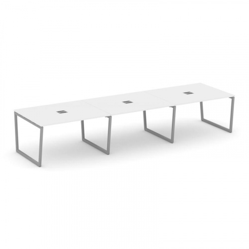 Style Project Стол переговорный SN-4T2.SPRG-052 Акация Лорка/Металл Антрацит/Заглушка Металл Антраци фото 15