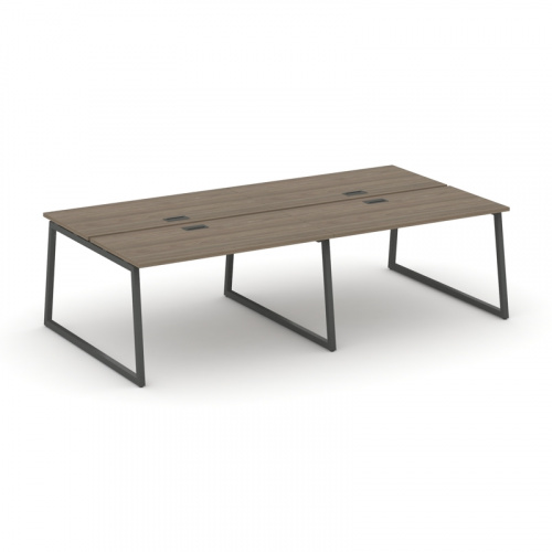 Style Project Рабочая станция 2-х сторон. SN-4T1.DRS-043 Акация Лорка/Металл Антрацит/Заглушка Пласт фото 12