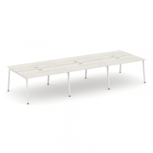 Style Project Рабочая станция 2-х сторон. SN-4A.DRS-081 Дуб Табак/Металл Белый 2940*1632*750 фото 22