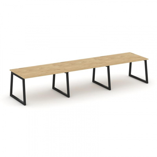 Style Project Стол переговорный SN-5T1.SPRG-024.3 Акация Лорка/Металл Антрацит 4740*980*750 фото 2 Style Project Стол переговорный SN-5T1.SPRG-024.3 Акация Лорка/Металл Антрацит 4740*980*750 фото 2