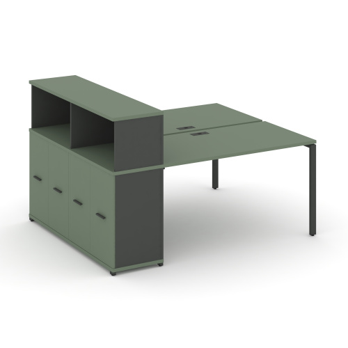 Бенч-система с опорным распашным шкафом Concept CN.DRS-228 фото 2