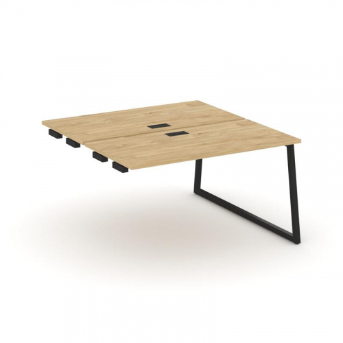 Style Project Стол-приставка к опор. элем. SN-4T1.DPRS-003 Акация Лорка/Металл Антрацит/Заглушка Пла