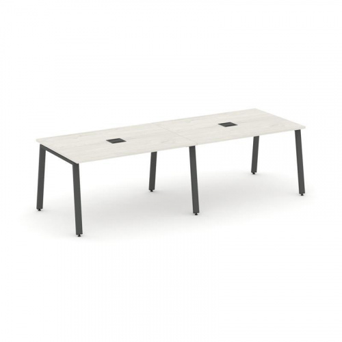 Style Project Стол переговорный SN-6A.SPRG-012 Тиквуд Светлый/Металл Антрацит 2360*980*750 фото 16 Style Project Стол переговорный SN-6A.SPRG-012 Тиквуд Светлый/Металл Антрацит 2360*980*750 фото 16