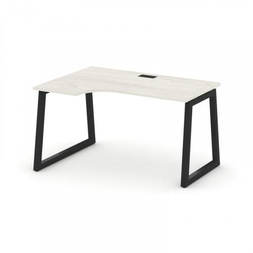 Style Project Стол рабочий эргоном. SN-5T1.SPA-002(L) Акация Лорка/Металл Антрацит/Заглушка Пластик фото 8 Style Project Стол рабочий эргоном. SN-5T1.SPA-002(L) Акация Лорка/Металл Антрацит/Заглушка Пластик фото 8