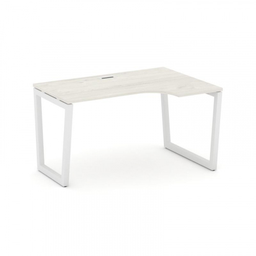 Style Project Стол рабочий эргоном. SN-5T2.SPA-001(R) Акация Лорка/Металл Антрацит/Заглушка Пластик фото 13