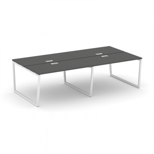 Style Project Рабочая станция 2-х сторон. SN-4T2.DRS-043 Акация Лорка/Металл Антрацит/Заглушка Пласт фото 18