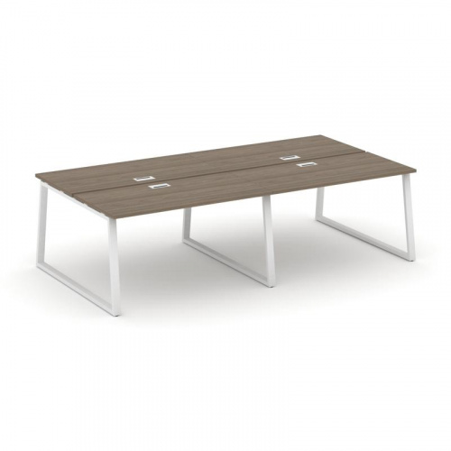 Style Project Рабочая станция 2-х сторон. SN-6T1.DRS-054 Акация Лорка/Металл Антрацит/Заглушка Пласт фото 15