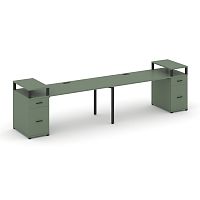 Бенч-система на 2 места с 2 опорными тумбами Concept CN.ORS-429
