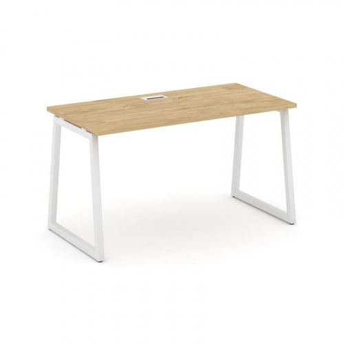 Style Project Стол письменный SN-4T1.SP-013 Акация Лорка/Металл Антрацит/Заглушка Пластик Черный 138 фото 3