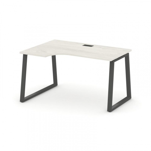 Style Project Стол рабочий эргоном. SN-6T1.SPA-022(L) Акация Лорка/Металл Антрацит/Заглушка Пластик фото 24