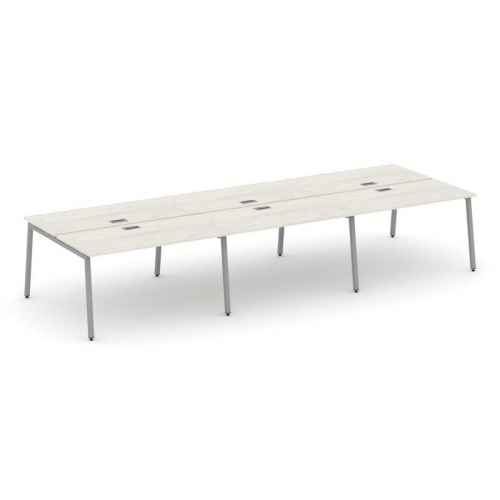 Style Project Рабочая станция 2-х сторон. SN-4A.DRS-081 Дуб Табак/Металл Белый 2940*1632*750 фото 4