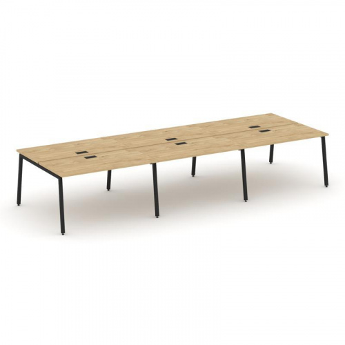 Style Project Рабочая станция 2-х сторон. SN-4A.DRS-081 Дуб Табак/Металл Белый 2940*1632*750 фото 9