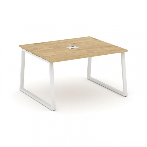 Style Project Стол переговорный SN-6T1.SPRG-032 Акация Лорка/Металл Антрацит/Заглушка Металл Антраци фото 3