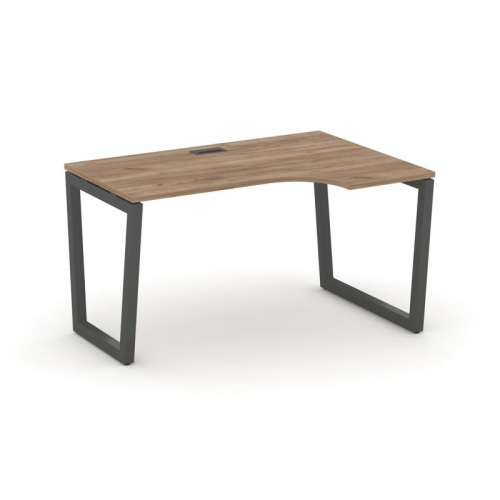 Style Project Стол рабочий эргоном. SN-5T2.SPA-001(R) Акация Лорка/Металл Антрацит/Заглушка Пластик фото 23
