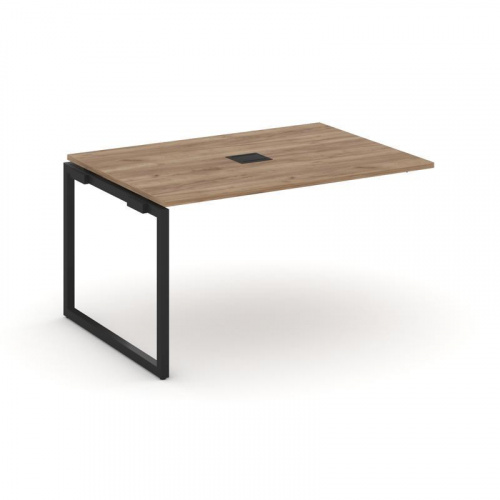 Style Project Проходной наб. элем. перег. стола SN-4O.NSPRG-001 Дуб Наварра/Металл Белый 980*980*750 фото 21