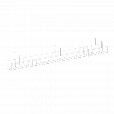 Кабель-канал сетчатый узкий KK-S-120U Металл Белый 1205*131*154