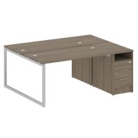 Бенч-система с тумбой на О-обр. м/к Metal System Quattro 40БО.РС-СТП-2.3